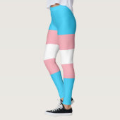 Personalisiertes Transgender-Flag Leggings (Links)