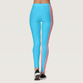Personalisiertes Transgender-Flag Leggings (Rückseite)