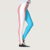 Personalisiertes Transgender-Flag Leggings (Rechts)