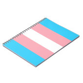 Personalisiertes Transgender-Flag Notizblock (Linke Seite)