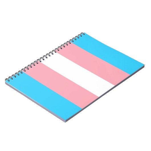 Personalisiertes Transgender-Flag Notizblock (Linke Seite)