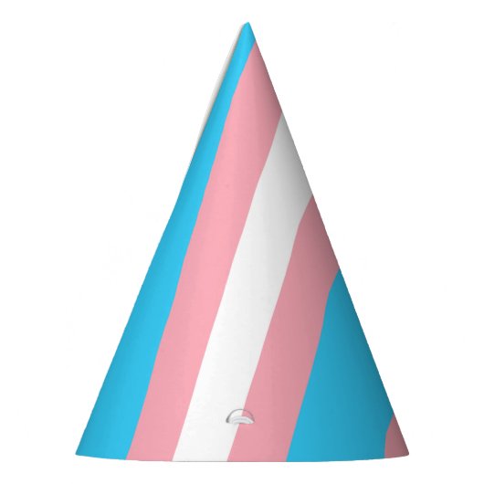 Personalisiertes Transgender-Flag Partyhütchen (Links)