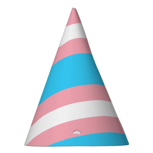 Personalisiertes Transgender-Flag Partyhütchen (Rechts)