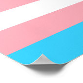 Personalisiertes Transgender-Flag Poster (Ecke)