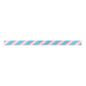 Personalisiertes Transgender-Flag Satinband (Vorderseite)
