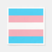 Personalisiertes Transgender-Flag Serviette (Vorderseite)