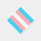 Personalisiertes Transgender-Flag Serviette (Ecke)