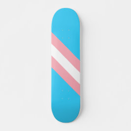 Personalisiertes Transgender-Flag Skateboard
