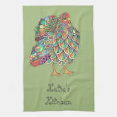 Personalisiertes Traumhuhn-Küchen-Tuch Geschirrtuch (Vertikal)