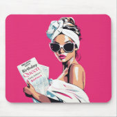 Personalisiertes Trend Geburtstagskönigin Mousepad (Vorne)