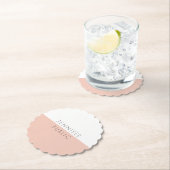 Personalisiertes Trendy Moderne Elegante einfache  Untersetzer (Vor Ort)