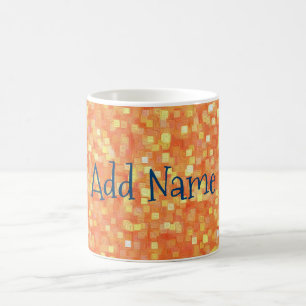 Personalisiertes Trendy Modernes, einzigartiges Ab Kaffeetasse