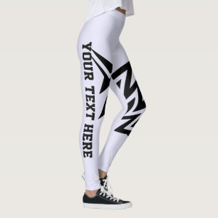 Personalisiertes tribal Stern Design Lavendel Leggings