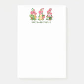 Personalisiertes Trio der Kaktus Gnomes Post-it Klebezettel (Vorderseite)