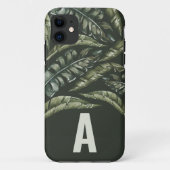 Personalisiertes Tropenblatt Case-Mate iPhone Hülle (Rückseite)