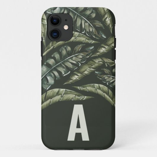 Personalisiertes Tropenblatt Case-Mate iPhone Hülle (Rückseite)