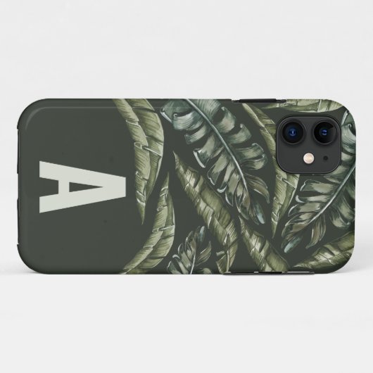 Personalisiertes Tropenblatt Case-Mate iPhone Hülle (Rückseite (Horizontal))