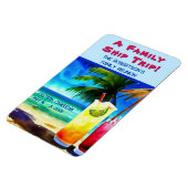 Personalisiertes Tropengetränk-Kabinentürmagazin Magnet (Linke Seite)