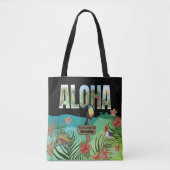 Personalisiertes Tropenparadies Aloha Tasche (Vorderseite)
