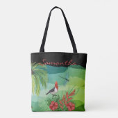 Personalisiertes Tropenparadies Aloha Tasche (Rückseite)