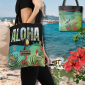 Personalisiertes Tropenparadies Aloha Tasche