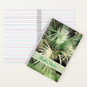 Personalisiertes Tropical Graphic Palm Tree Notebo Notizblock (Innen)