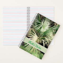 Personalisiertes Tropical Graphic Palm Tree Notebo Notizblock