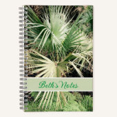 Personalisiertes Tropical Graphic Palm Tree Notebo Notizblock (Vorderseite)