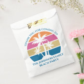 Personalisiertes Tropical Palm Tree Sunset Beach P Geschenktütchen (Versiegelt)