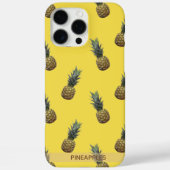 Personalisiertes tropisches Ananas-Muster Case-Mate iPhone Hülle (Rückseite)