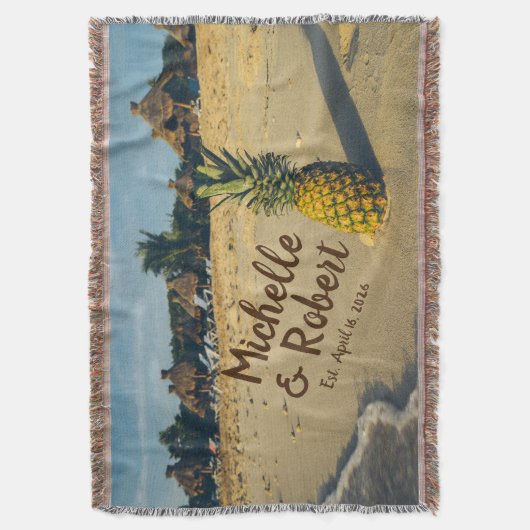 Personalisiertes tropisches decke (Vorderseite Vertikal)