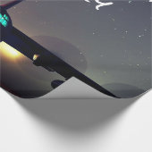 Personalisiertes Turboprop-Triebwerk KC-130 Geschenkpapier (Ecke)