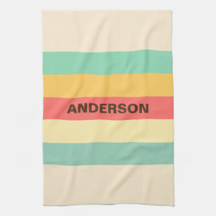 Personalisiertes türkisfarbenes Korallenriff Handtuch