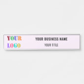 Personalisiertes Türzeichen des benutzerdefinierte Türschild (Vorderseite )