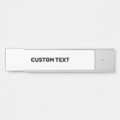 personalisiertes Türzeichen mit Ihrem benutzerdefi Türschild (Vorderseite )