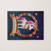 Personalisiertes Twilight Unicorn Puzzle (Horizontal)