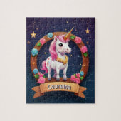 Personalisiertes Twilight Unicorn Puzzle (Vertikal)