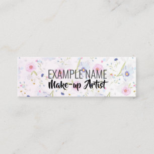 Personalisiertes Twitter "Blumenblüte" Mini Visitenkarte