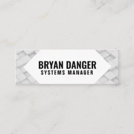 Personalisiertes Twitter "Box World" Mini Visitenkarte