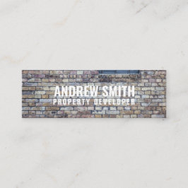 Personalisiertes Twitter "Brick Housing" Mini Visitenkarte