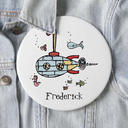 Personalisiertes U-Boot unter dem Wasserknopf-Abze Button (Beispiel)