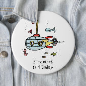 Personalisiertes U-Boot unter dem Wasserknopf-Abze Button (Beispiel)