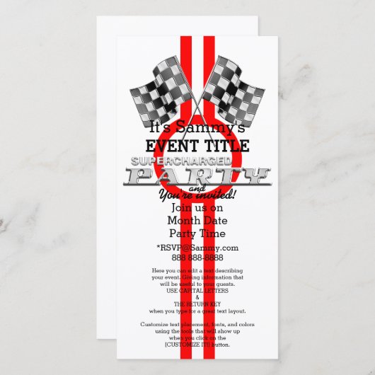 Personalisiertes überkomprimiertes Leistungs-Party (Vorne/Hinten)