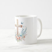 Personalisiertes Uferkreuz Kaffeetasse (VorderseiteRechts)