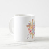Personalisiertes Uferkreuz Kaffeetasse (Vorderseite Links)