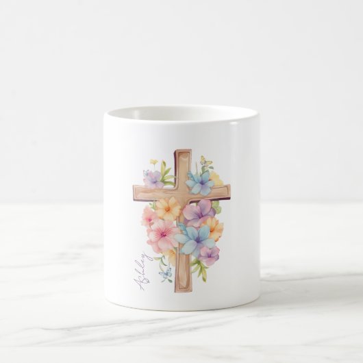 Personalisiertes Uferkreuz Kaffeetasse (Mittel)