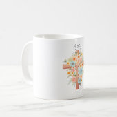 Personalisiertes Uferkreuz Kaffeetasse (Vorderseite Links)