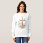 Personalisiertes Uferkreuz Sweatshirt (Vorne ganz)