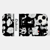 Personalisiertes UFO, Alien, Bigfoot Cryptid Case-Mate iPhone Hülle (Rückseite (Horizontal))