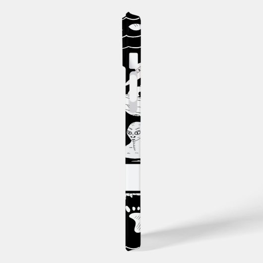 Personalisiertes UFO, Alien, Bigfoot Cryptid Case-Mate iPhone Hülle (Rückseite / Links)